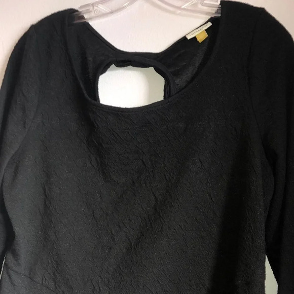 Leifsdottir for Anthropologie black shirt - Picture 2 of 8